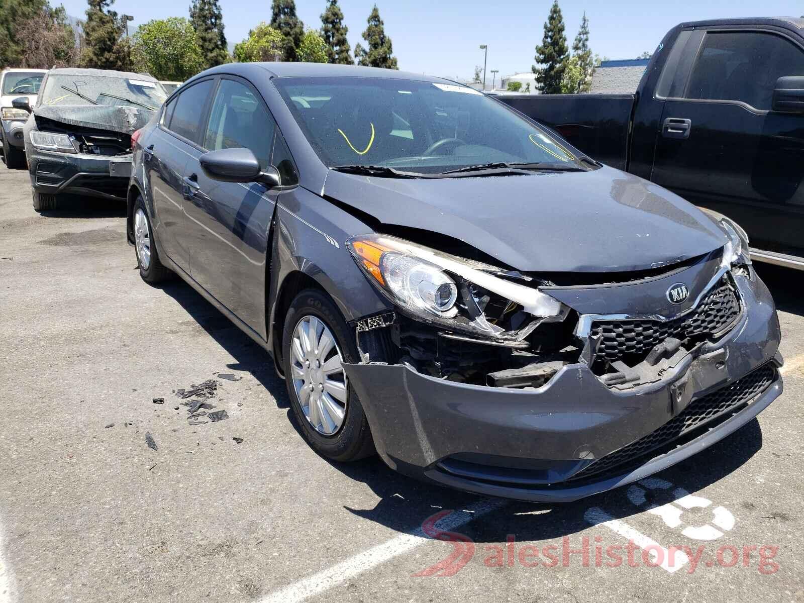 KNAFK4A6XG5589129 2016 KIA FORTE