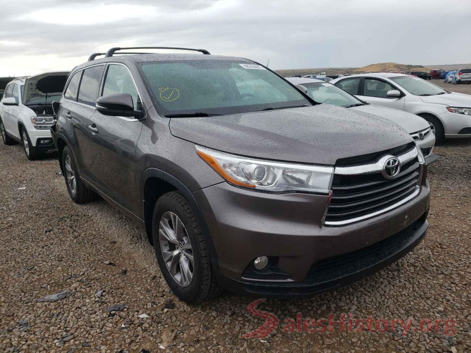 5TDBKRFHXGS295409 2016 TOYOTA HIGHLANDER