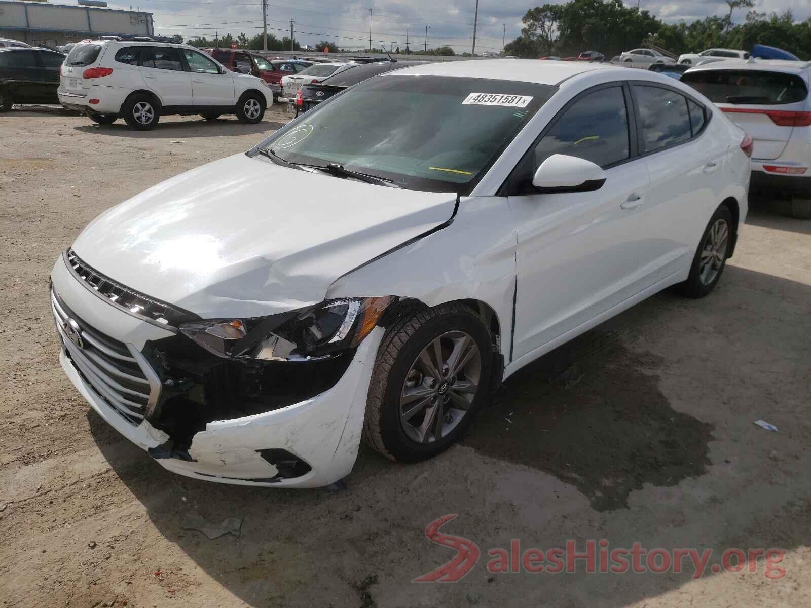 5NPD84LF5JH322901 2018 HYUNDAI ELANTRA