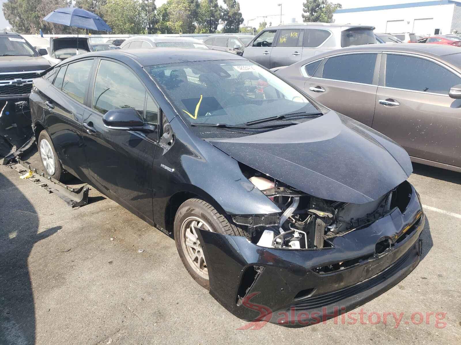 JTDKARFU8K3075549 2019 TOYOTA PRIUS