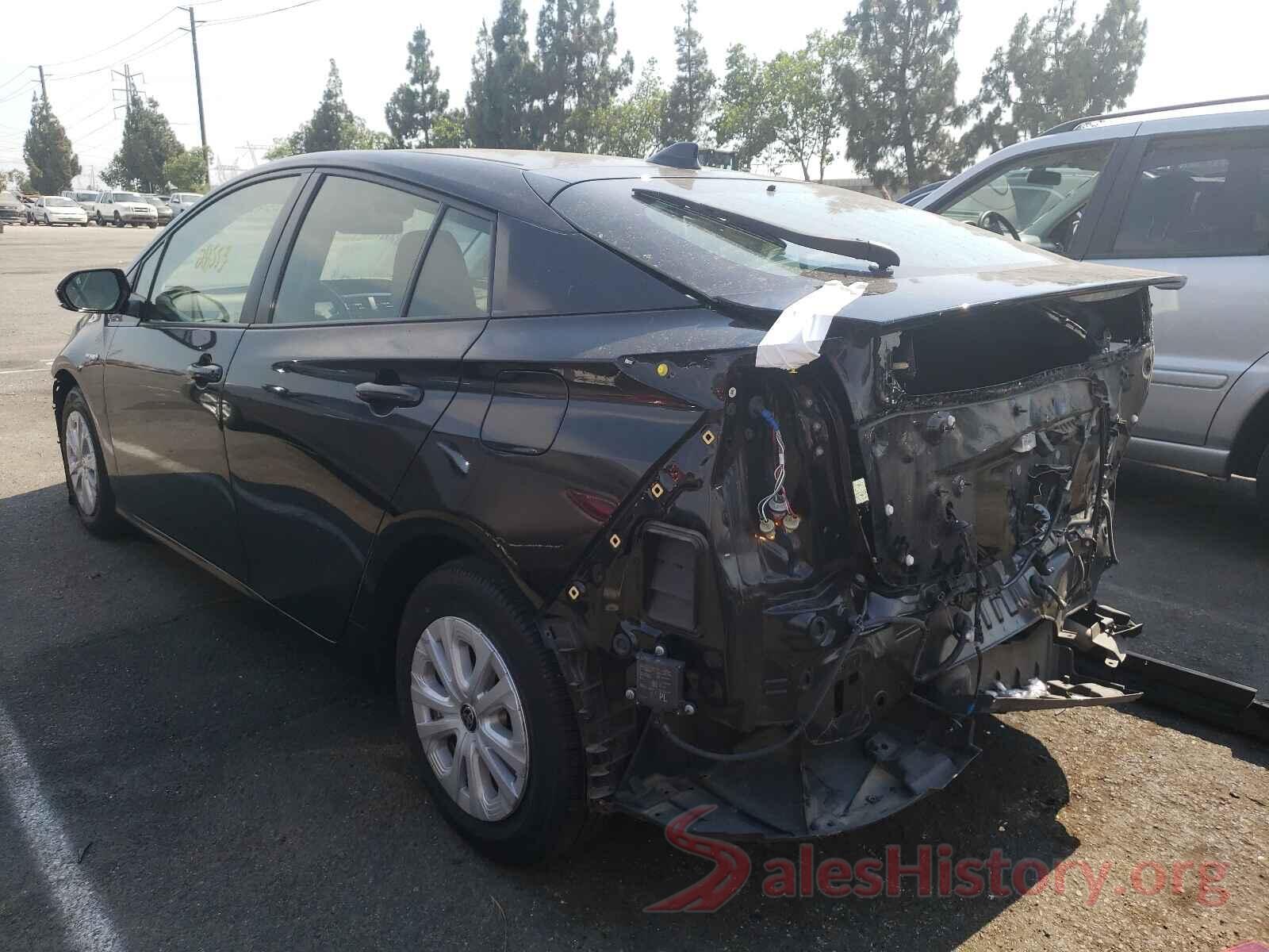 JTDKARFU8K3075549 2019 TOYOTA PRIUS