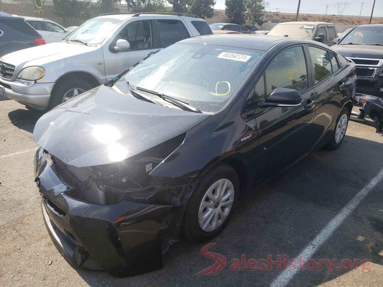 JTDKARFU8K3075549 2019 TOYOTA PRIUS