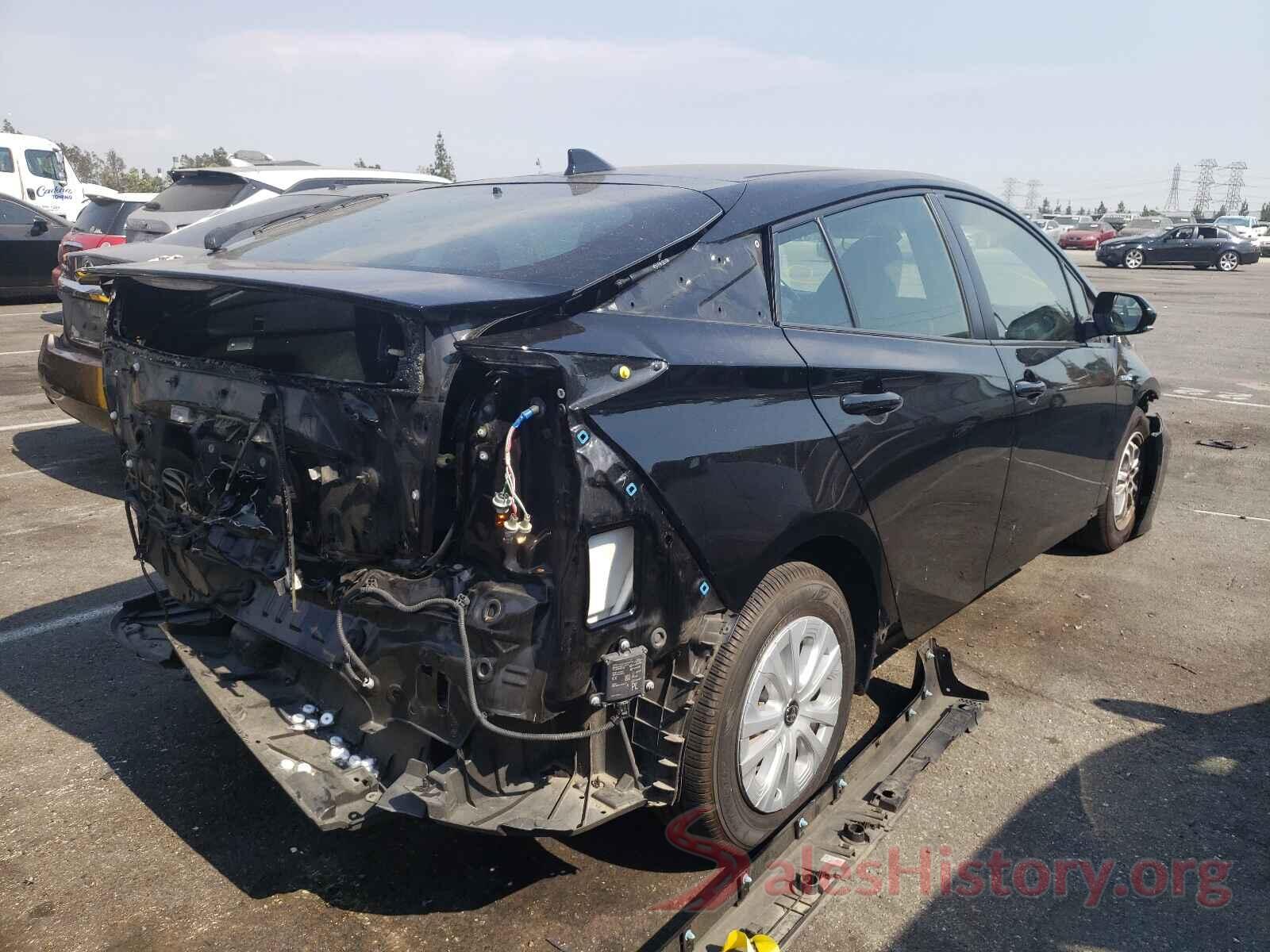 JTDKARFU8K3075549 2019 TOYOTA PRIUS