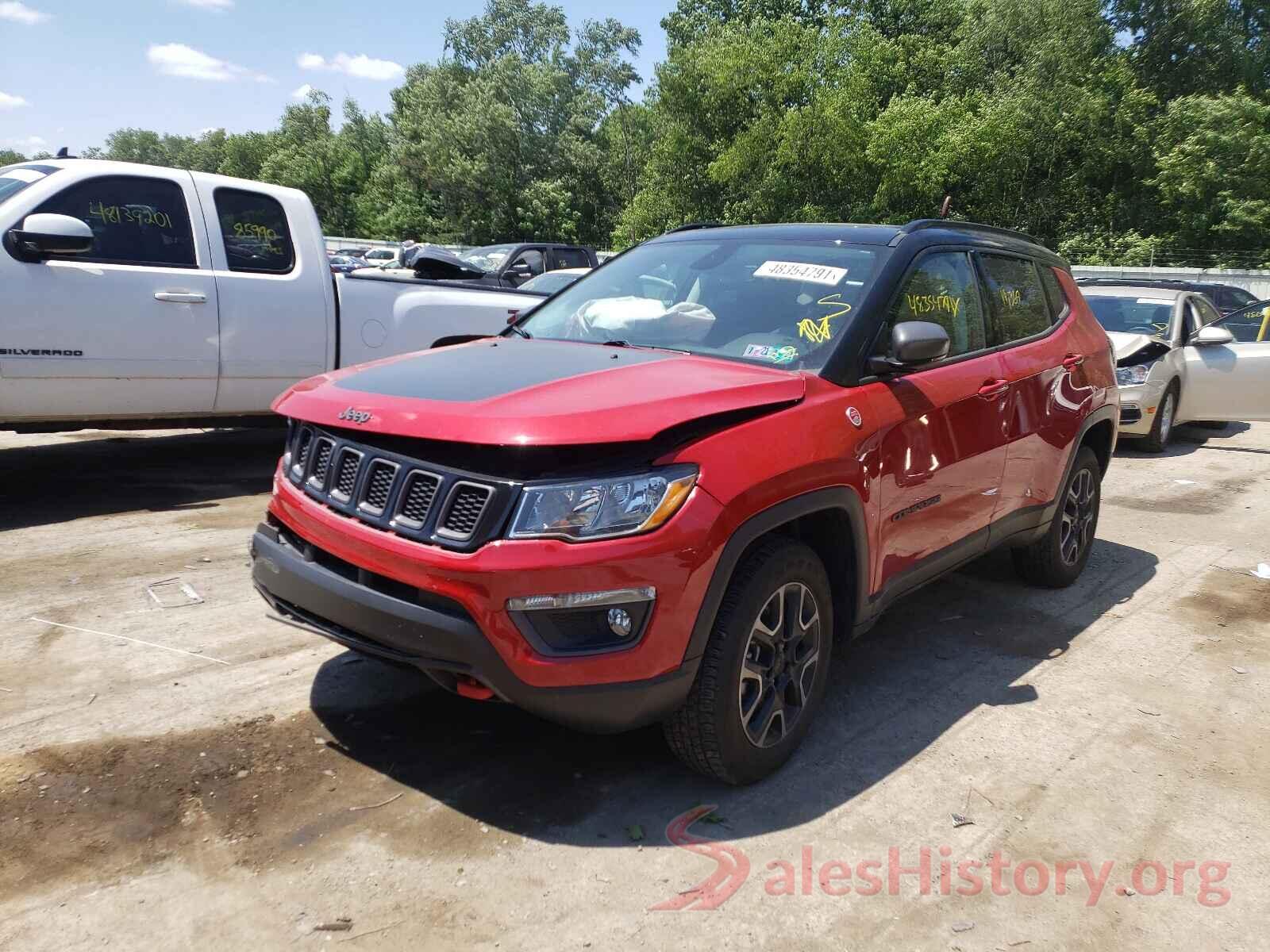 3C4NJDDB1KT602367 2019 JEEP COMPASS