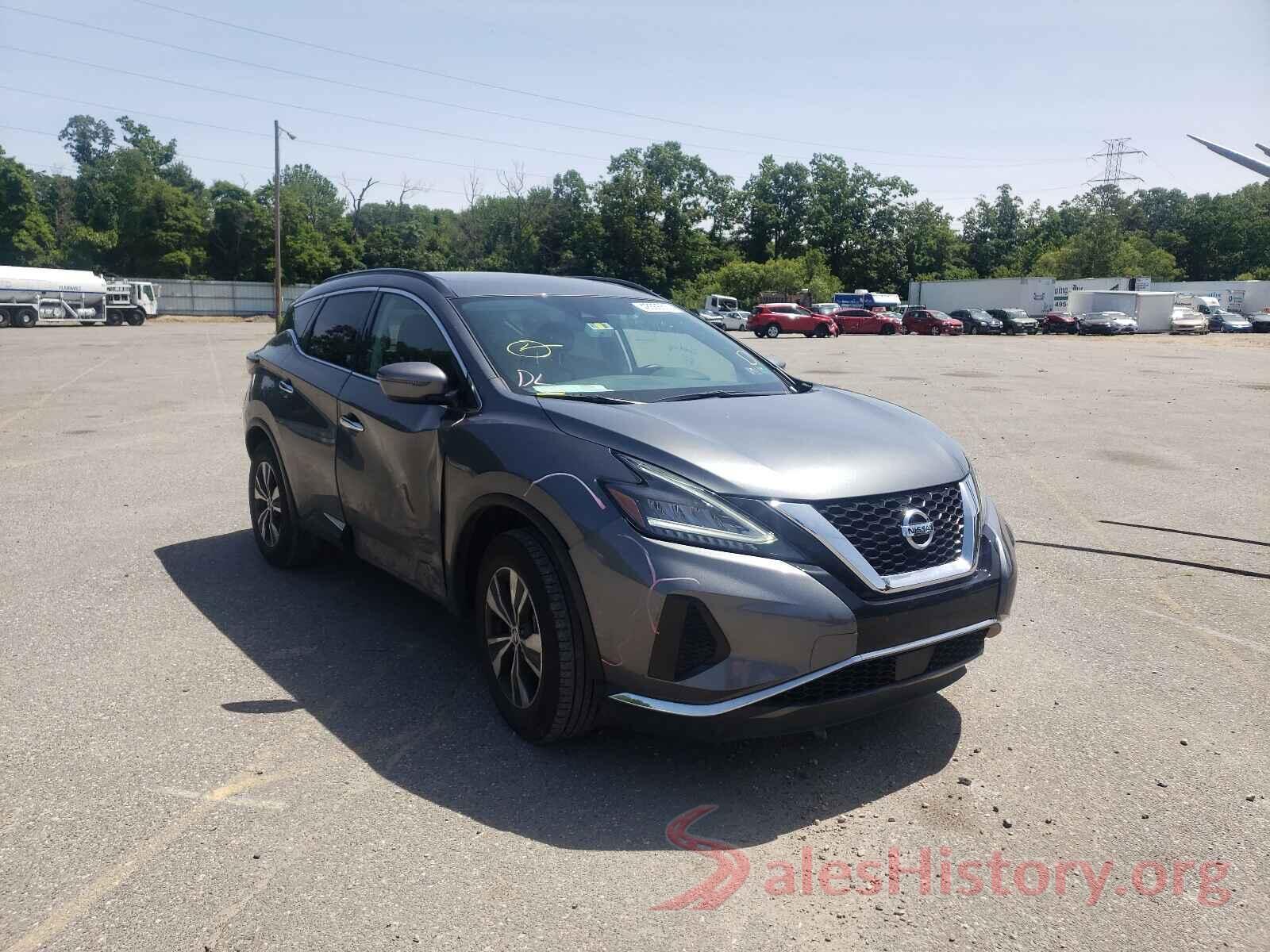 5N1AZ2BSXLN122615 2020 NISSAN MURANO