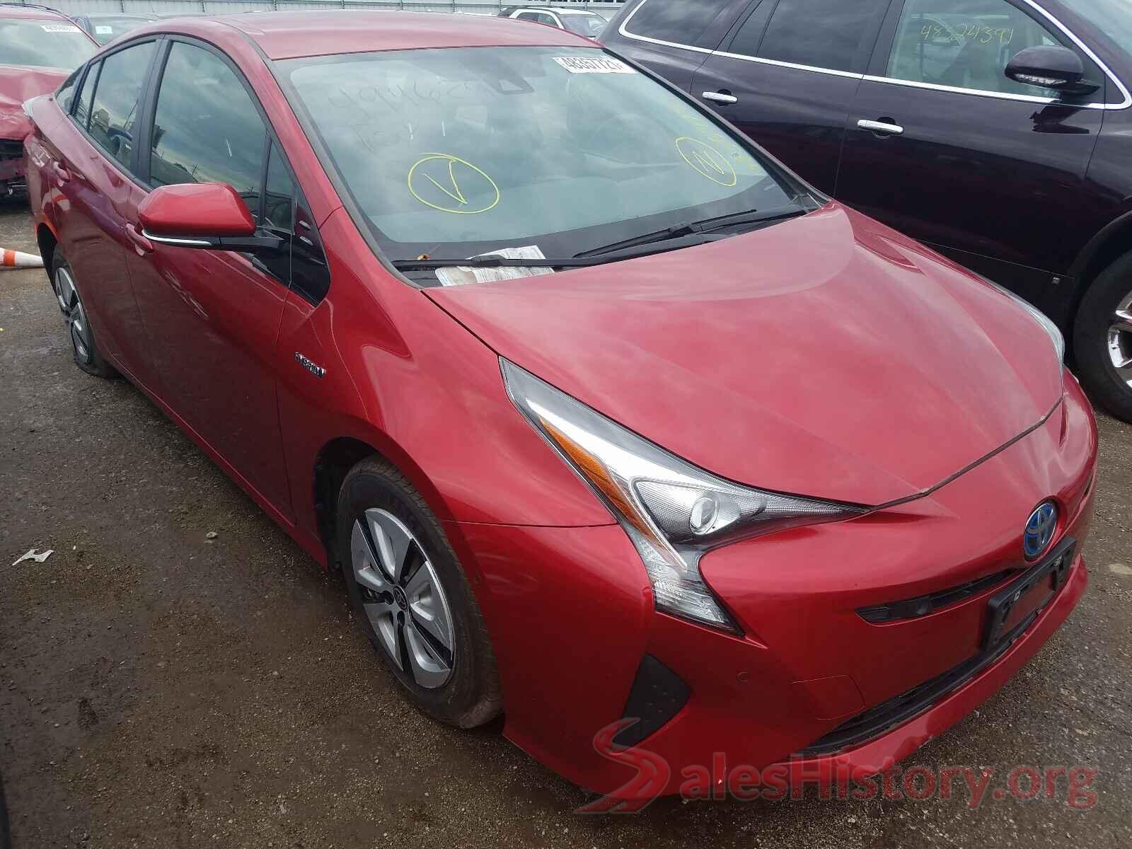 JTDKBRFU1J3596737 2018 TOYOTA PRIUS