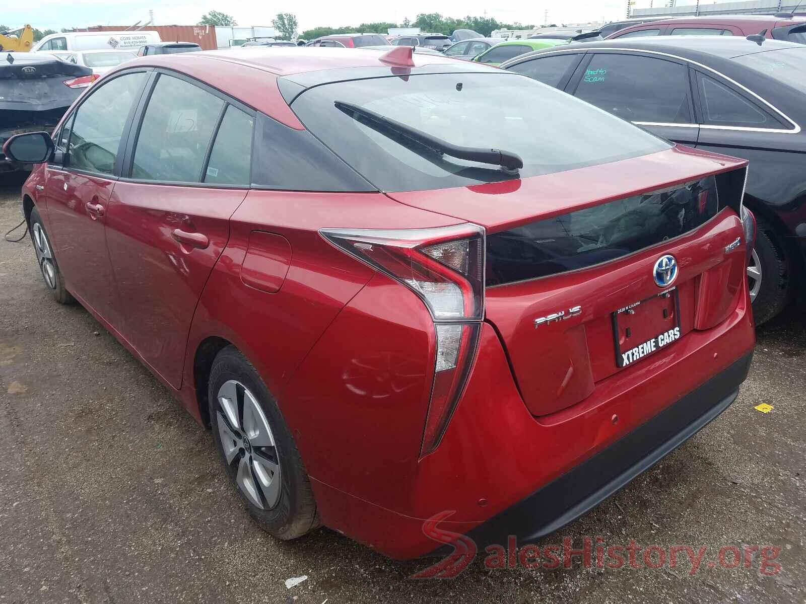 JTDKBRFU1J3596737 2018 TOYOTA PRIUS