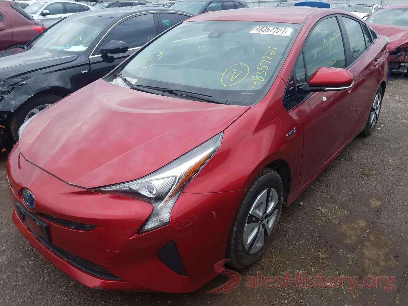 JTDKBRFU1J3596737 2018 TOYOTA PRIUS