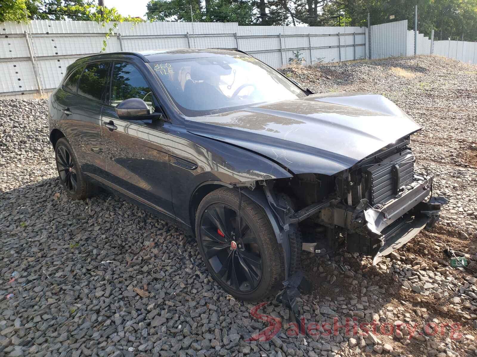 SADCM2FV2JA351606 2018 JAGUAR F-PACE