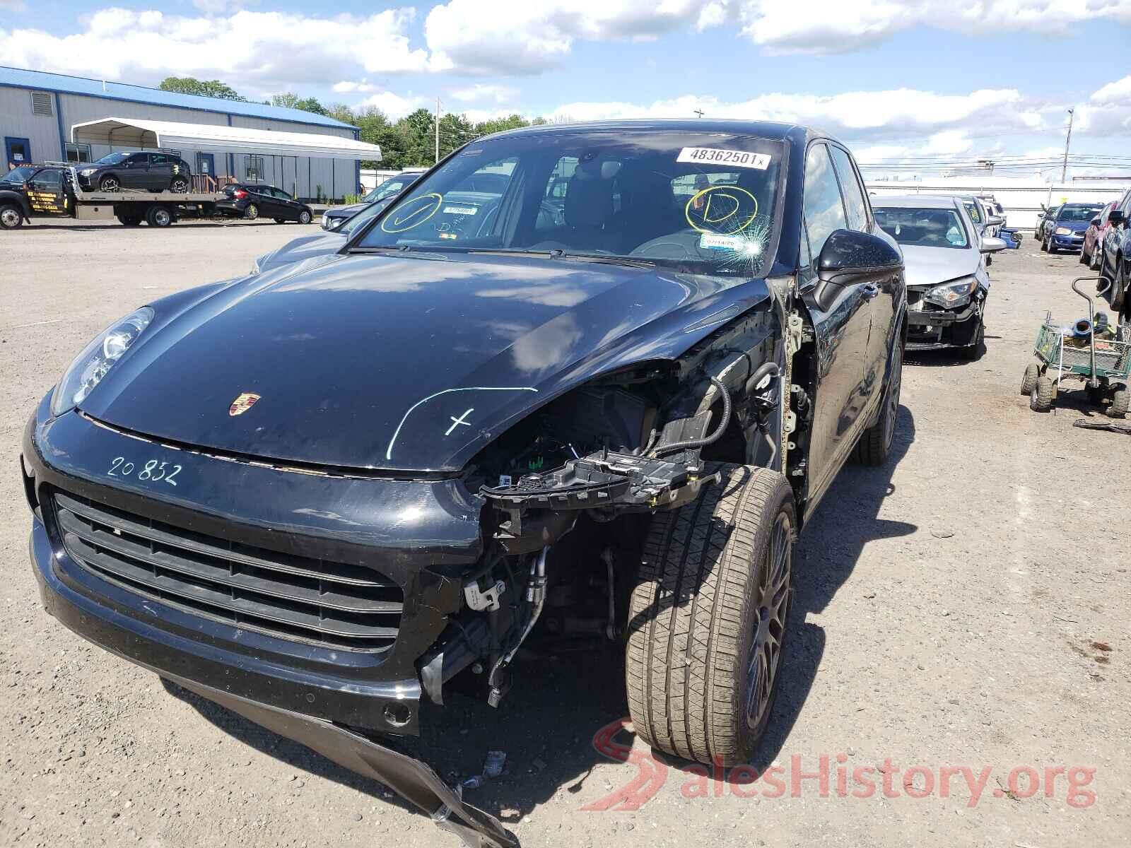 WP1AA2A25HKA82254 2017 PORSCHE CAYENNE