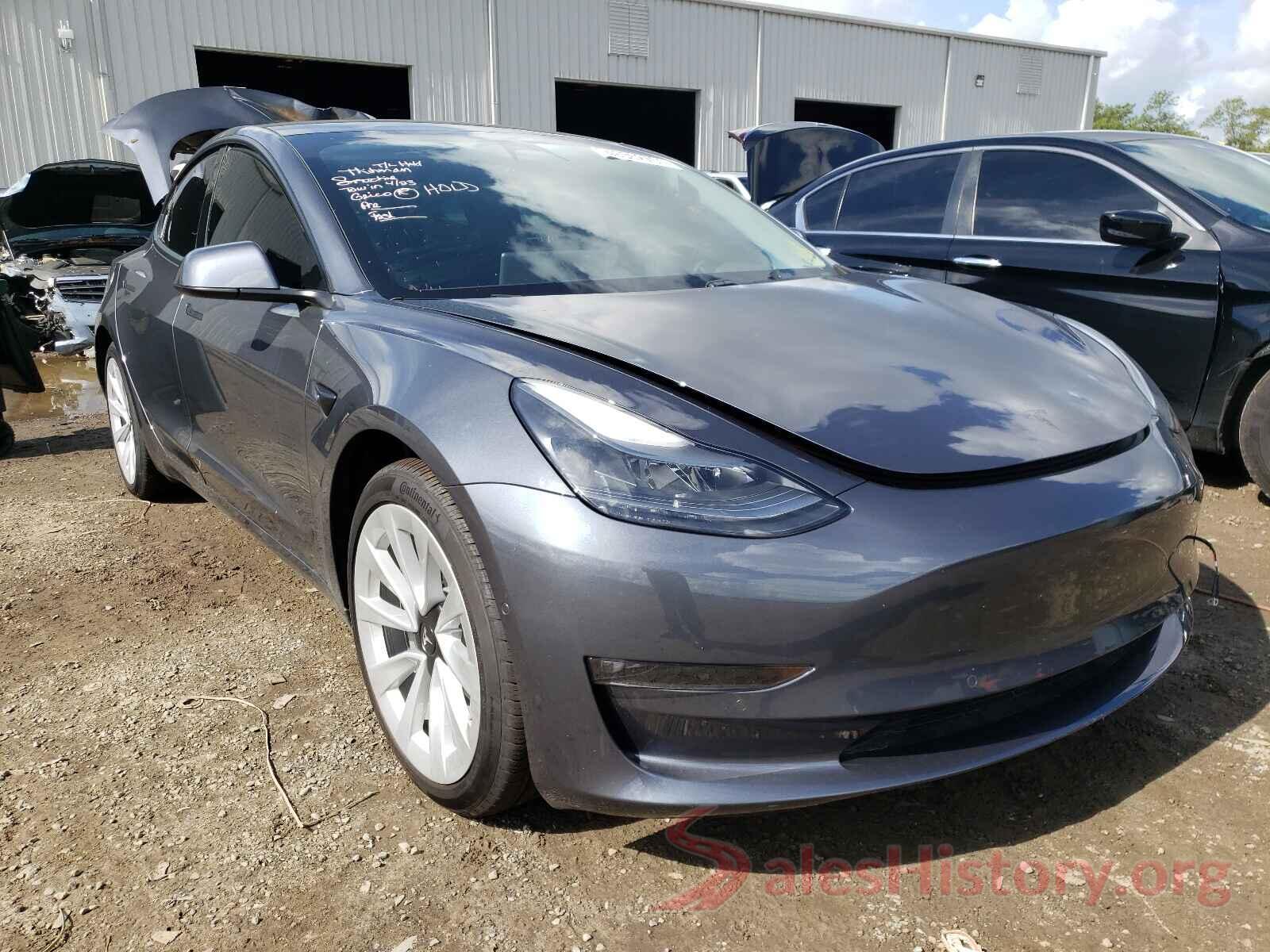 5YJ3E1EB8MF902658 2021 TESLA MODEL 3