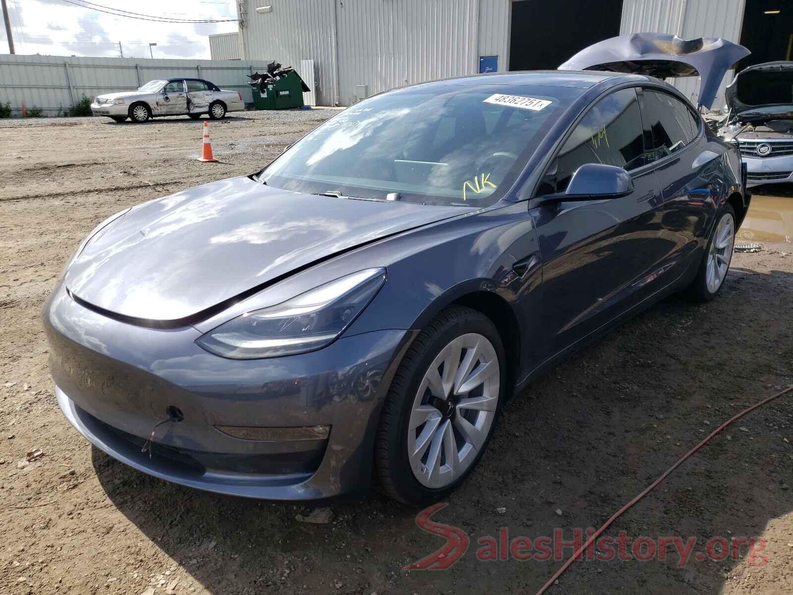 5YJ3E1EB8MF902658 2021 TESLA MODEL 3