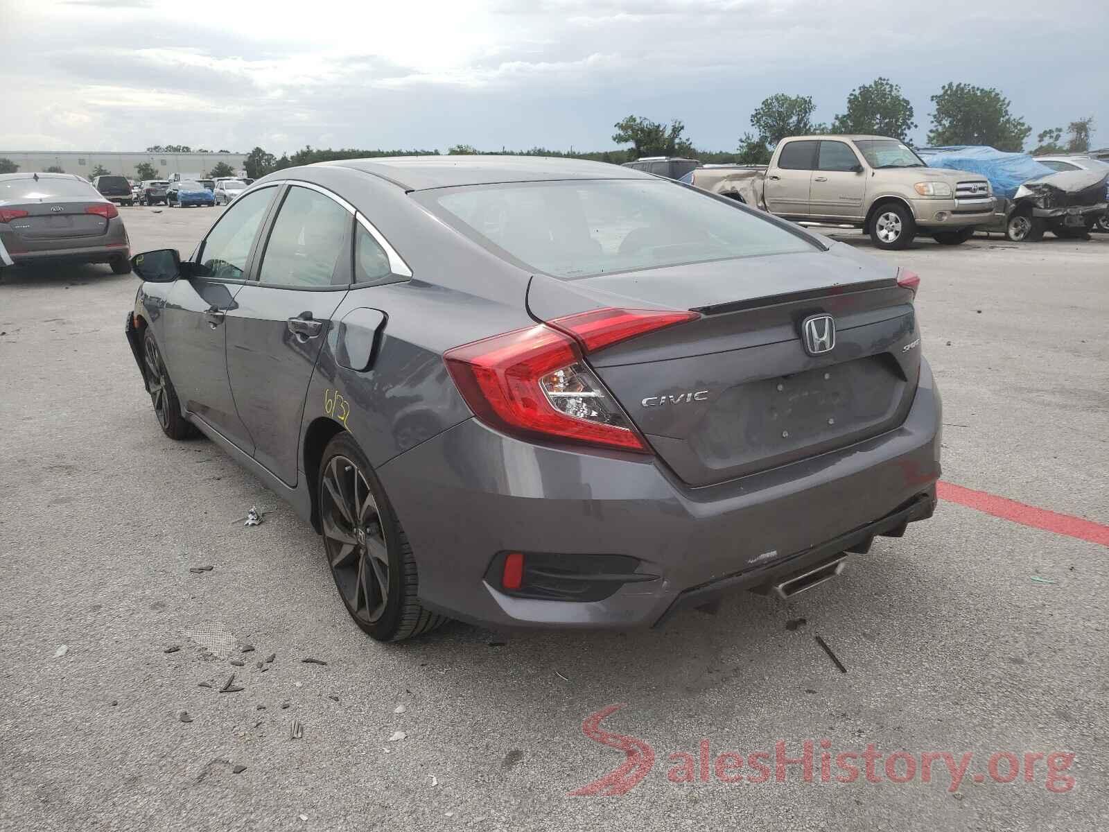 2HGFC2F80KH589500 2019 HONDA CIVIC