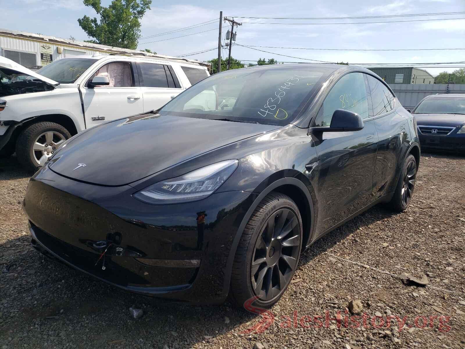 5YJYGDEE0MF198256 2021 TESLA MODEL Y