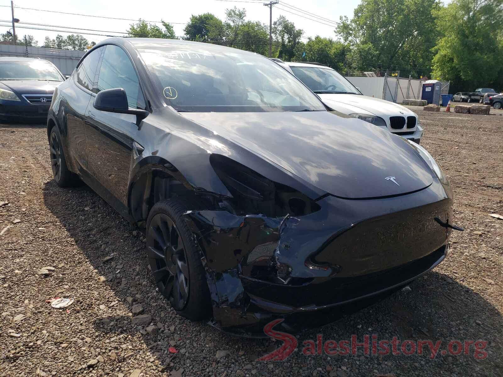 5YJYGDEE0MF198256 2021 TESLA MODEL Y