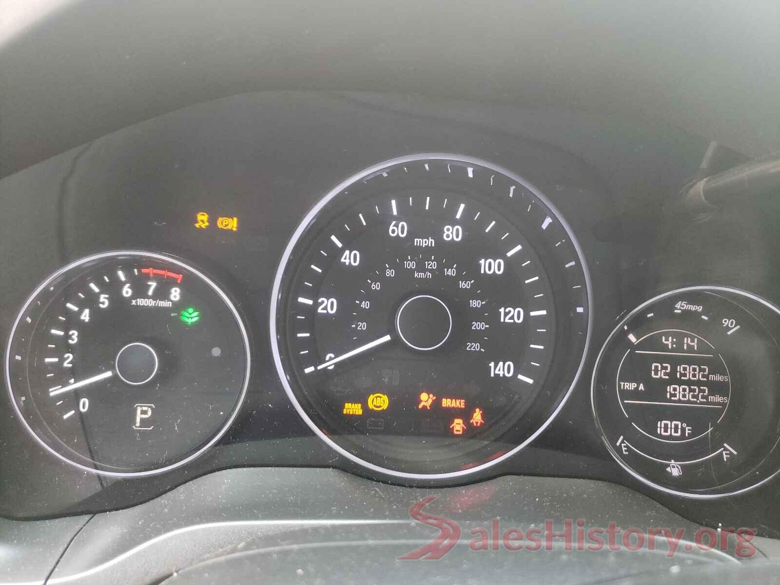 3CZRU6H36KM701780 2019 HONDA HR-V