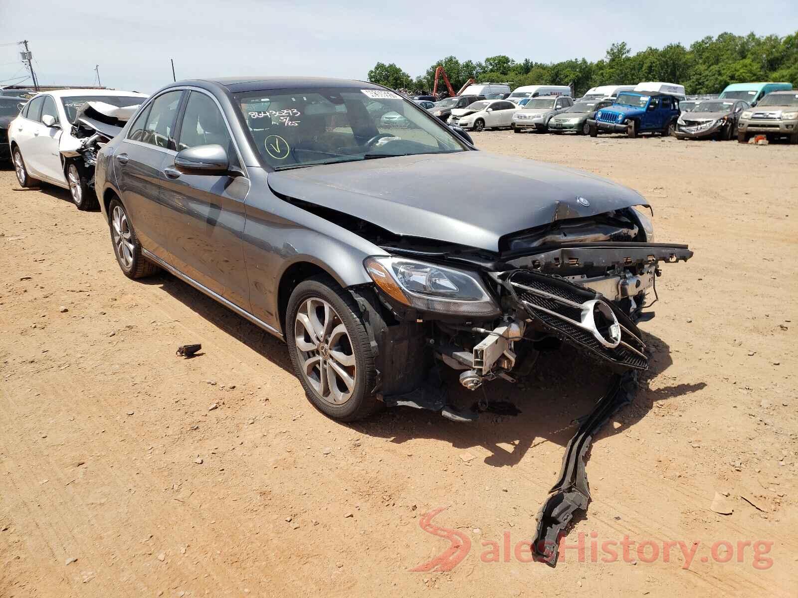 55SWF4KB5HU227856 2017 MERCEDES-BENZ C CLASS