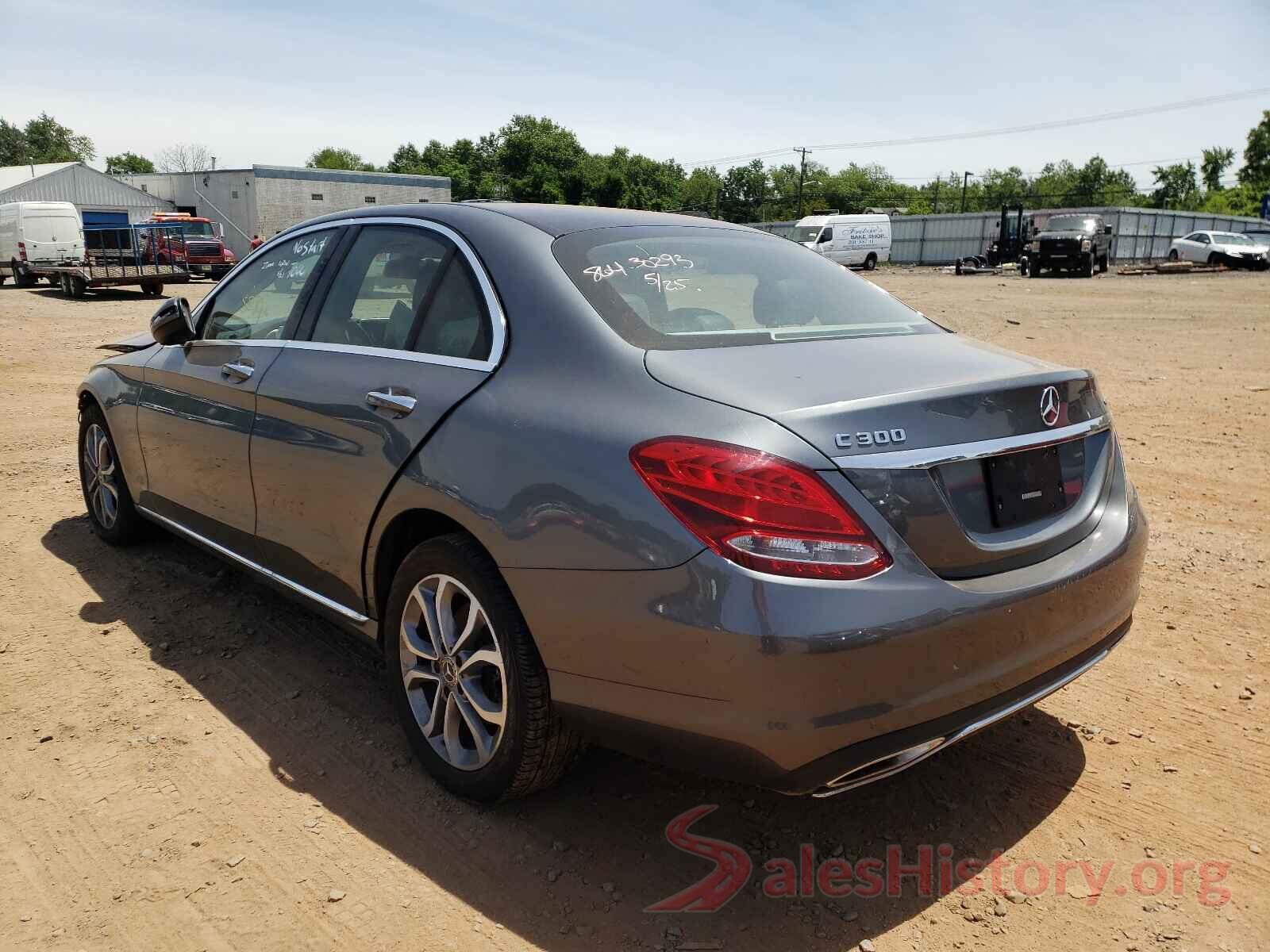 55SWF4KB5HU227856 2017 MERCEDES-BENZ C CLASS