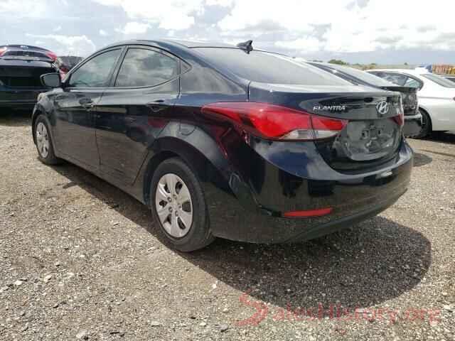 KMHDH4AE7GU517130 2016 HYUNDAI ELANTRA