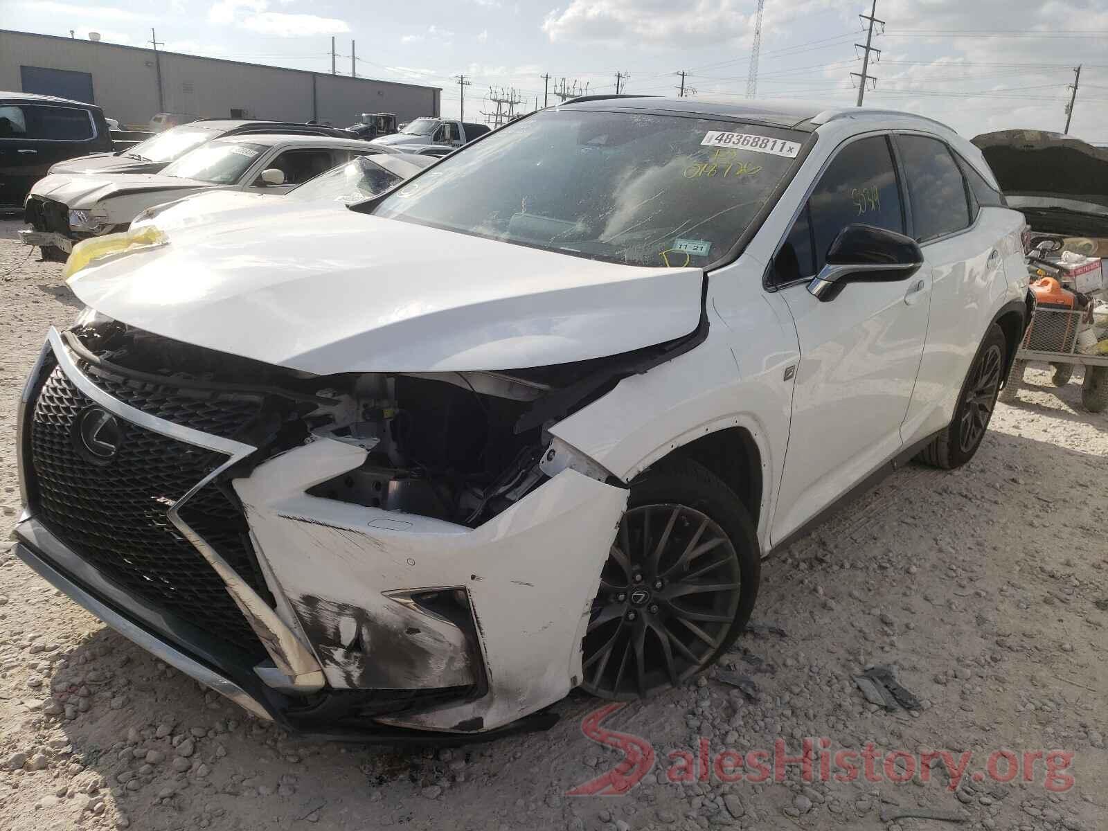 2T2ZZMCA8HC078726 2017 LEXUS RX350