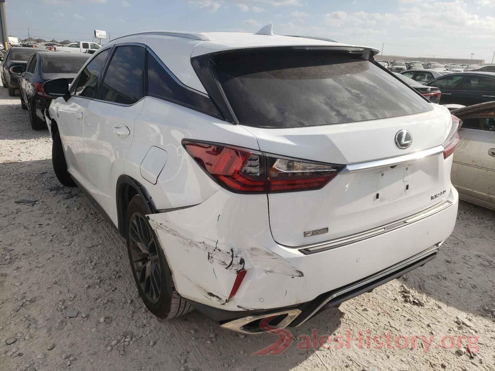 2T2ZZMCA8HC078726 2017 LEXUS RX350