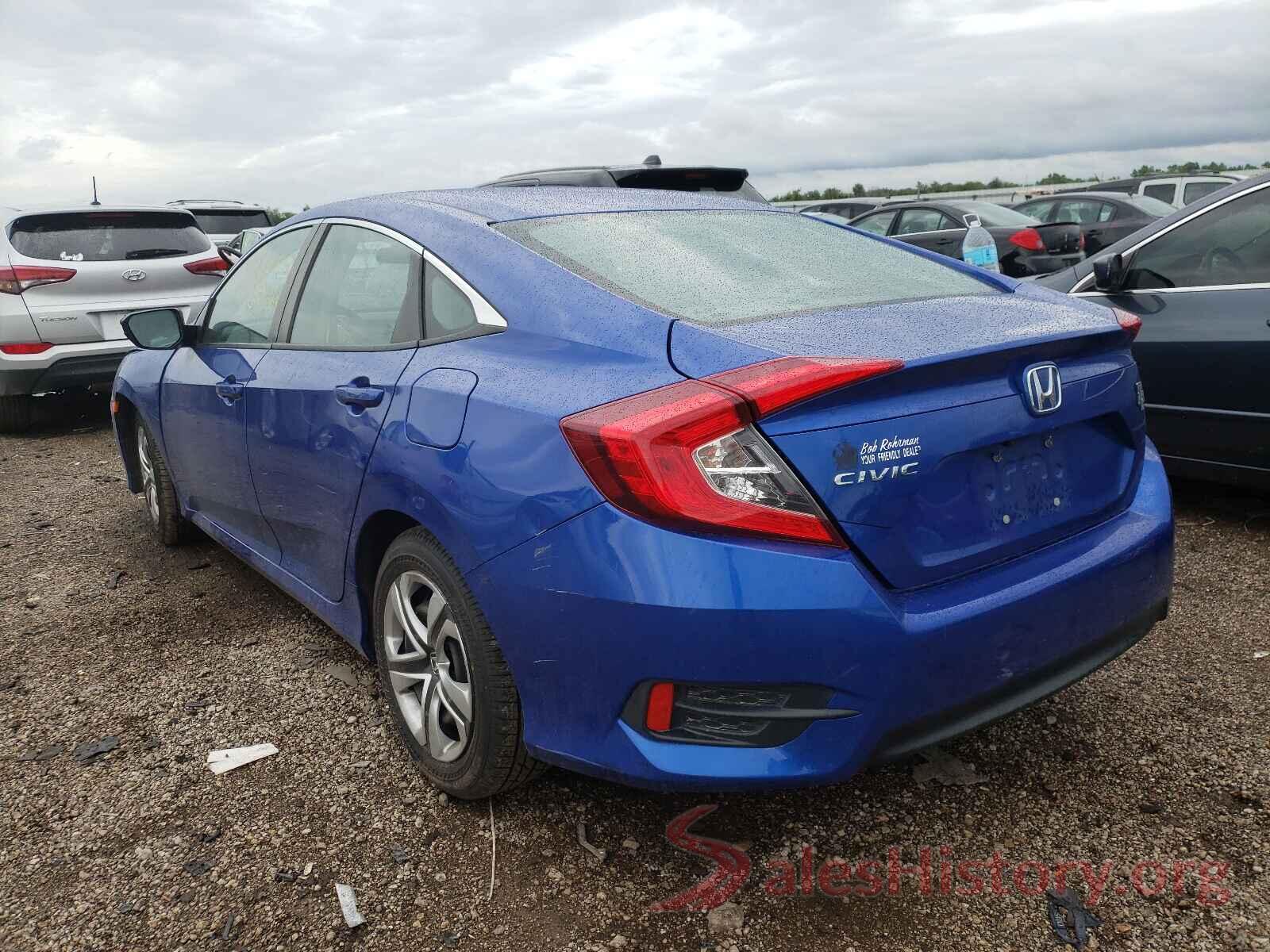 19XFC2F5XGE018376 2016 HONDA CIVIC