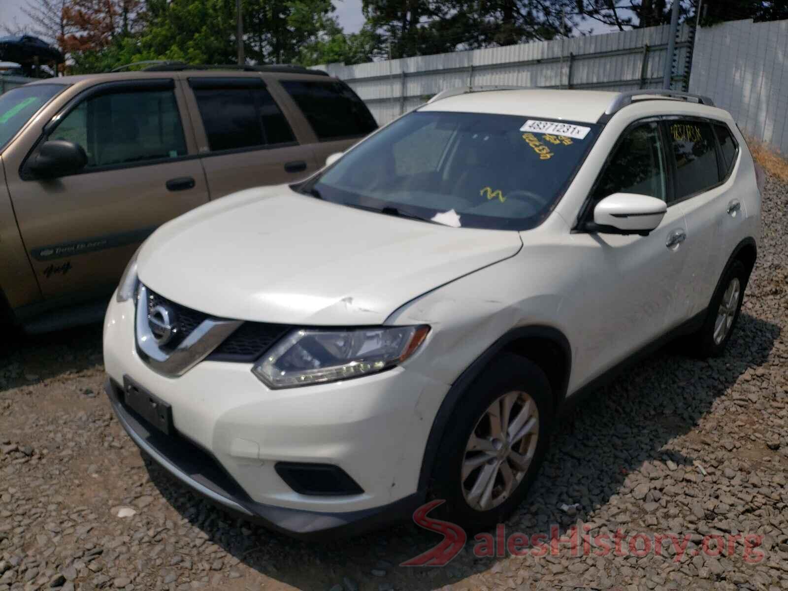 KNMAT2MV1GP655461 2016 NISSAN ROGUE