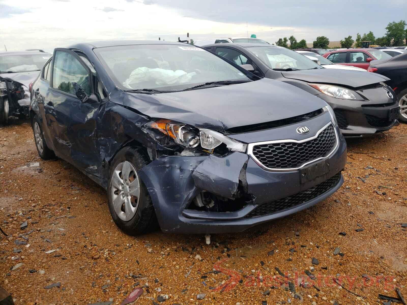 KNAFK4A61G5612278 2016 KIA FORTE