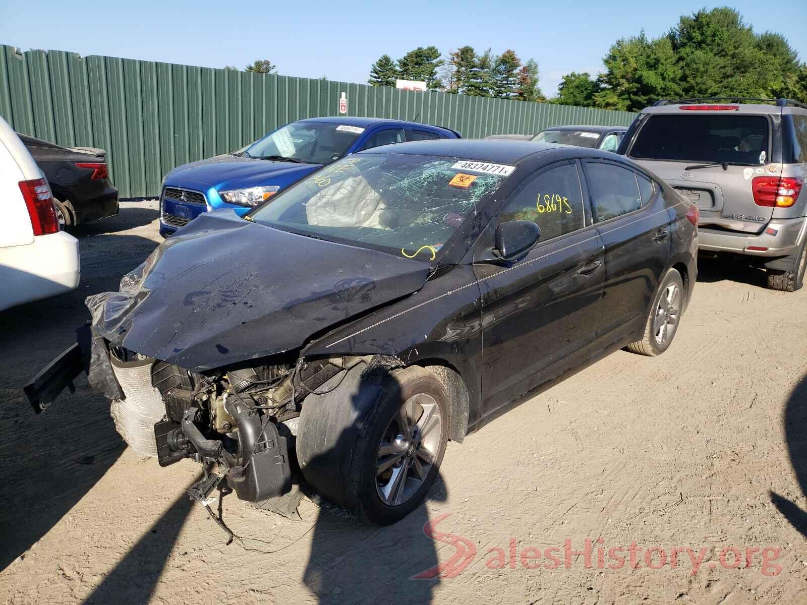 KMHD84LFXJU610544 2018 HYUNDAI ELANTRA