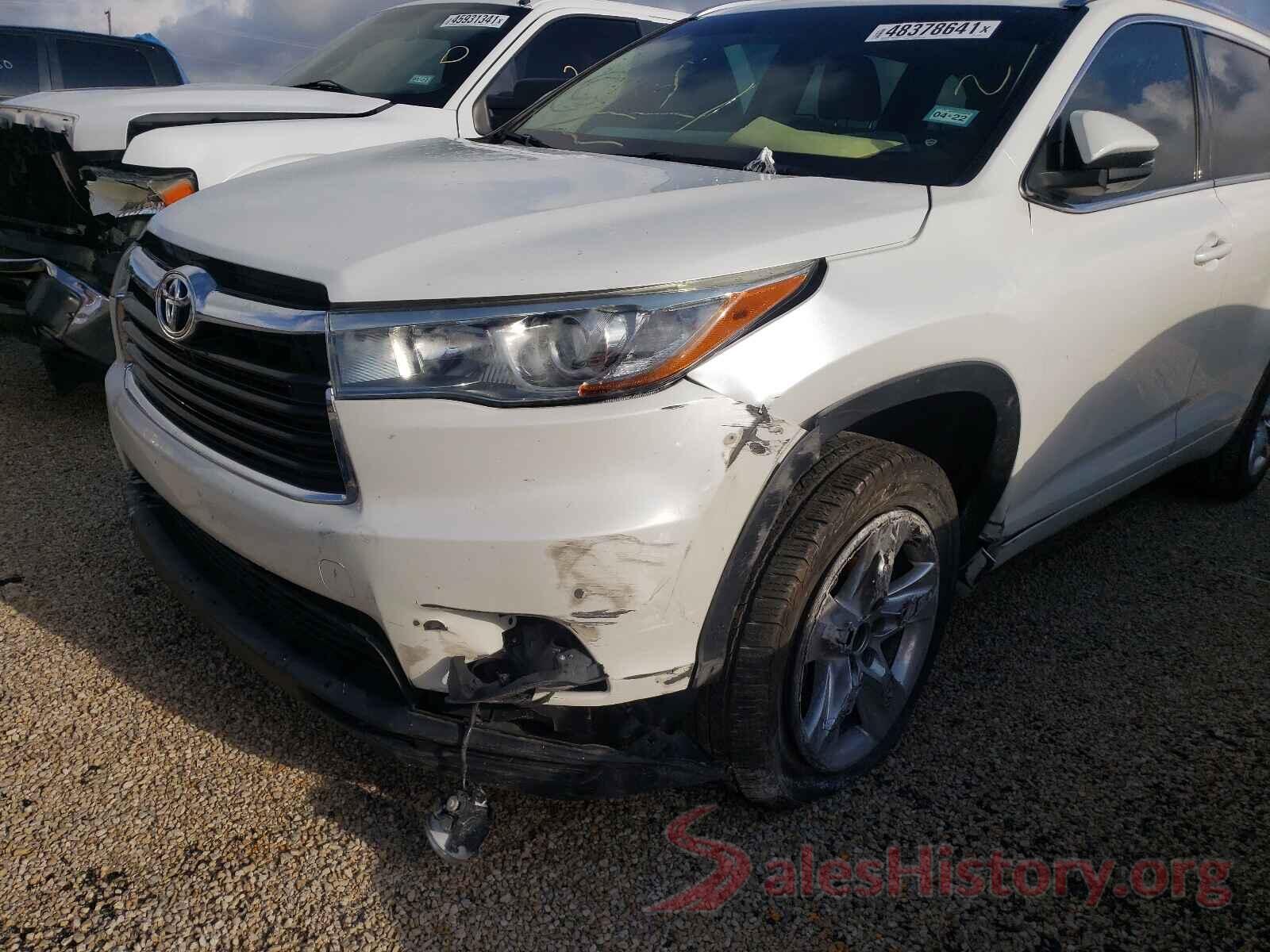 5TDYKRFH9GS160562 2016 TOYOTA HIGHLANDER