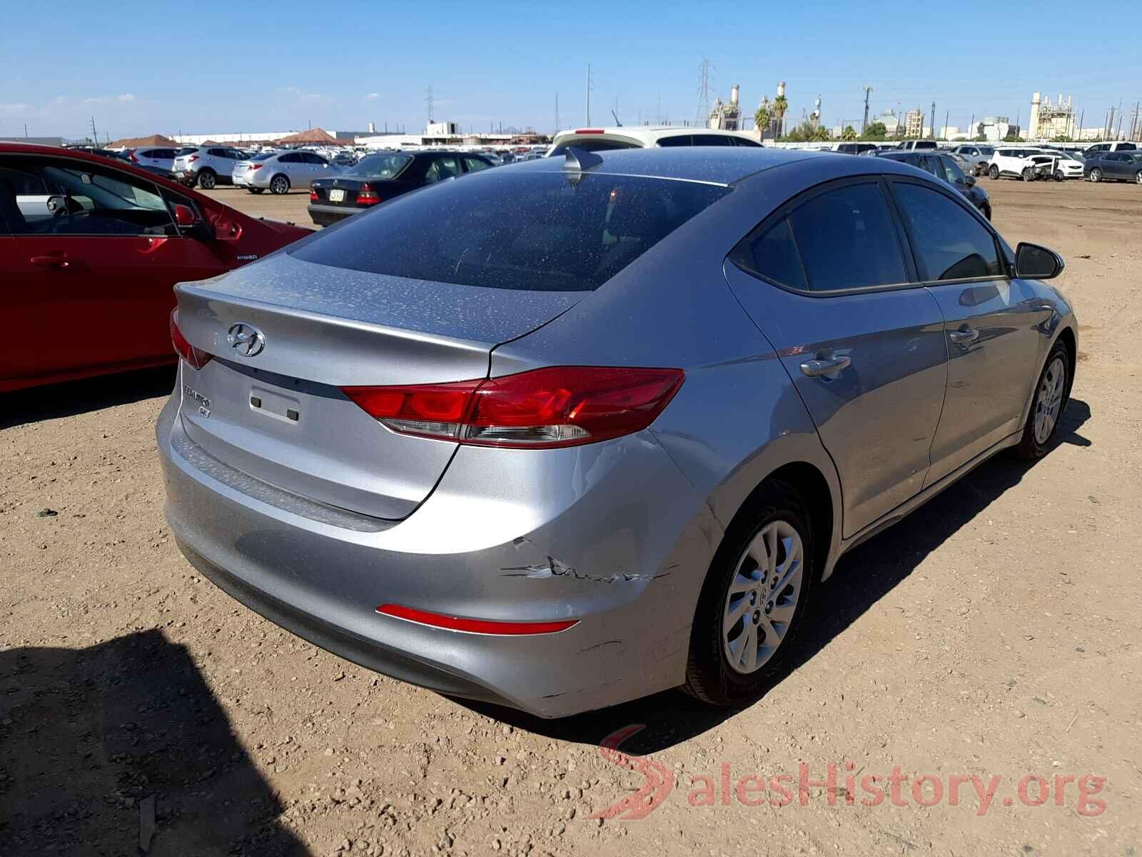 5NPD74LF1HH153943 2017 HYUNDAI ELANTRA