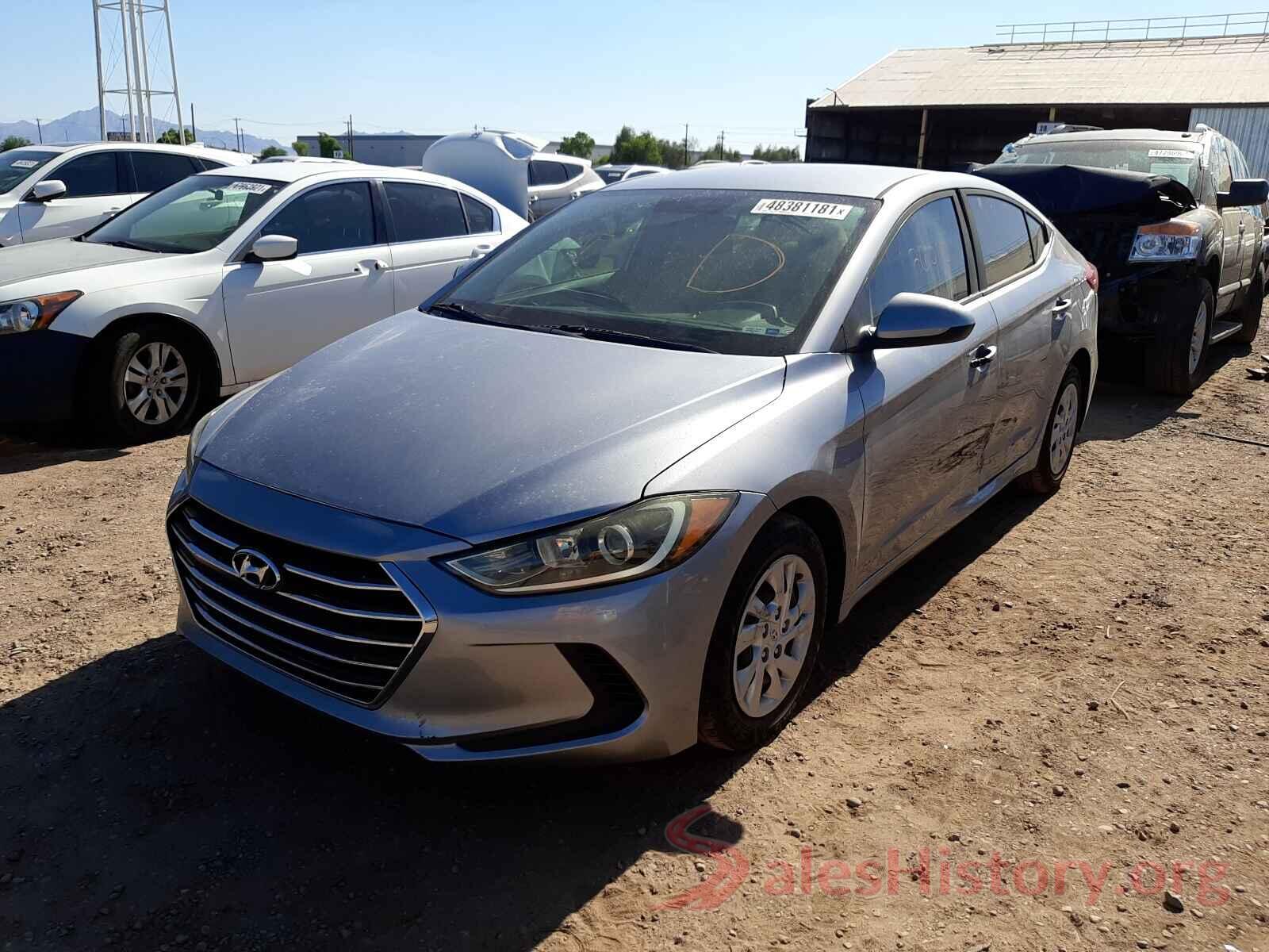 5NPD74LF1HH153943 2017 HYUNDAI ELANTRA