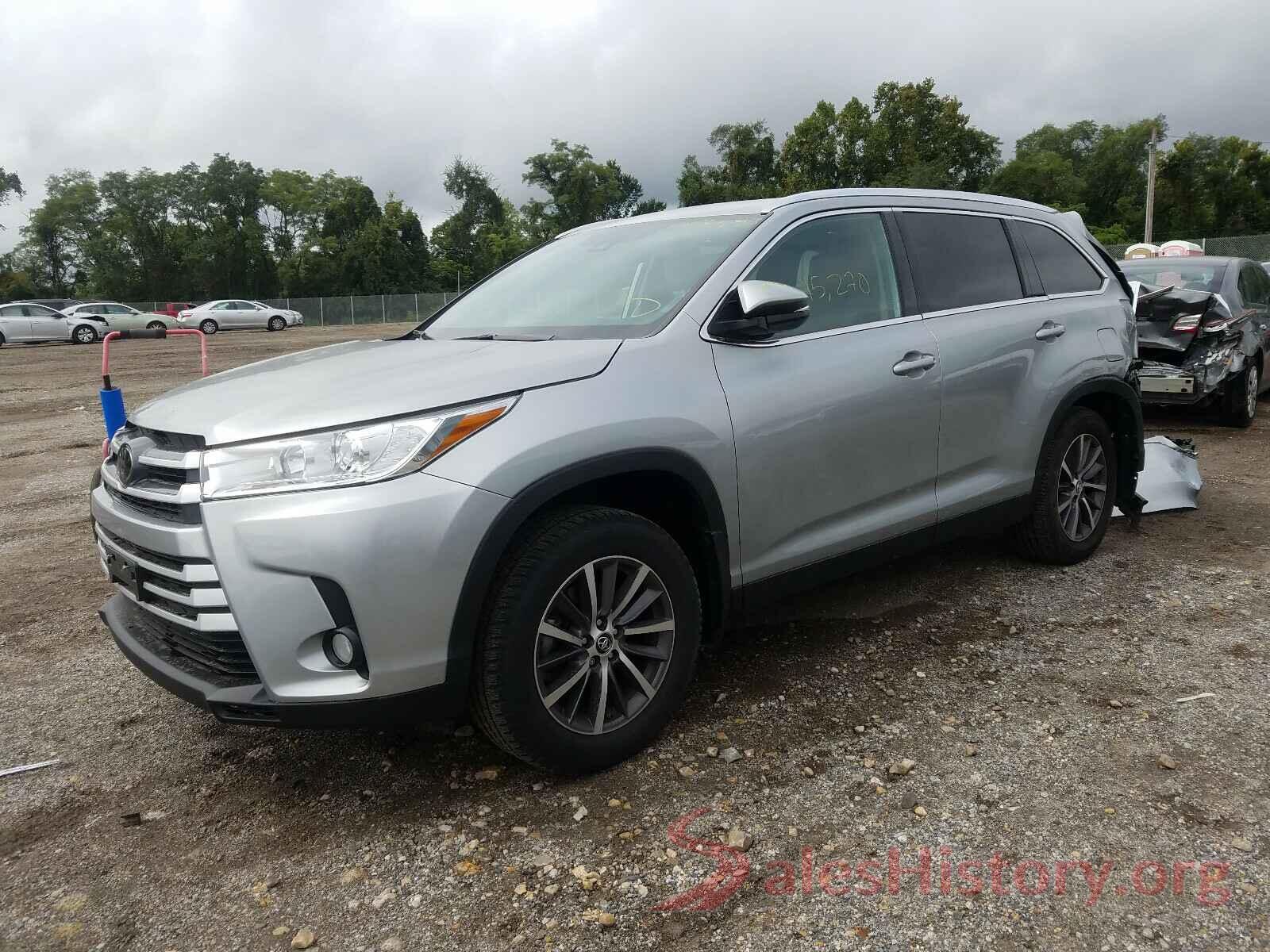 5TDJZRFH8KS578665 2019 TOYOTA HIGHLANDER