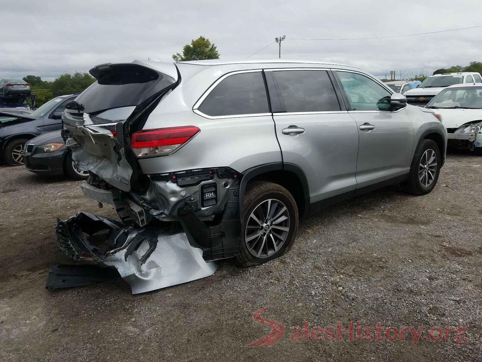 5TDJZRFH8KS578665 2019 TOYOTA HIGHLANDER