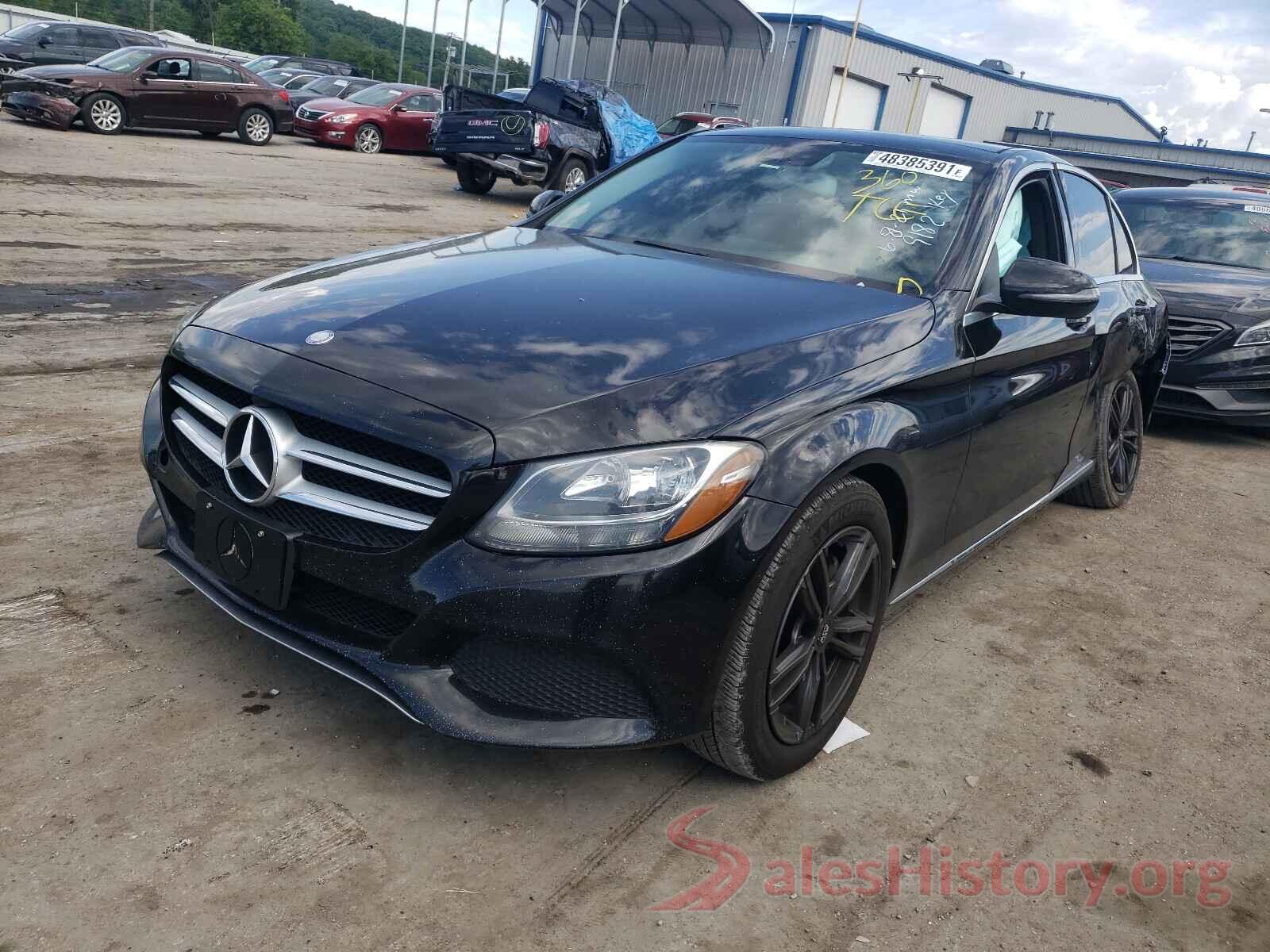 55SWF4KBXGU119182 2016 MERCEDES-BENZ C CLASS