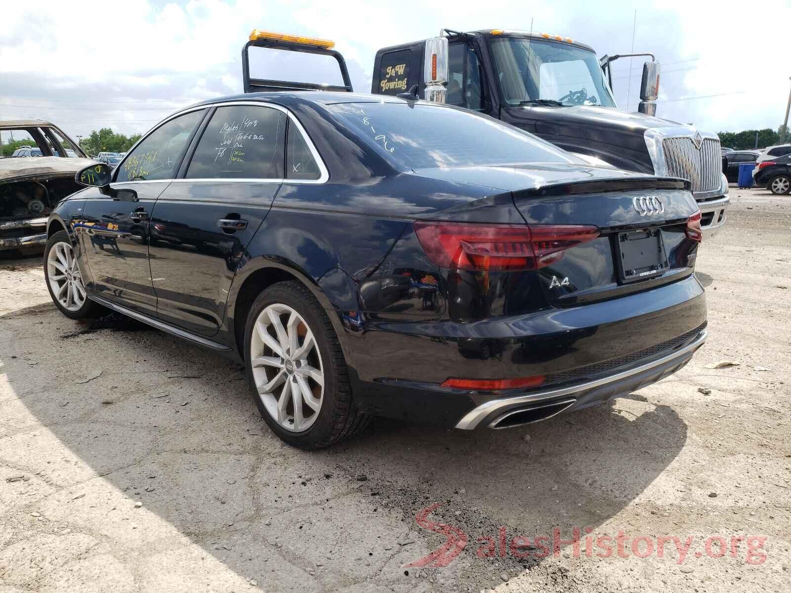 WAUENAF42KA019795 2019 AUDI A4