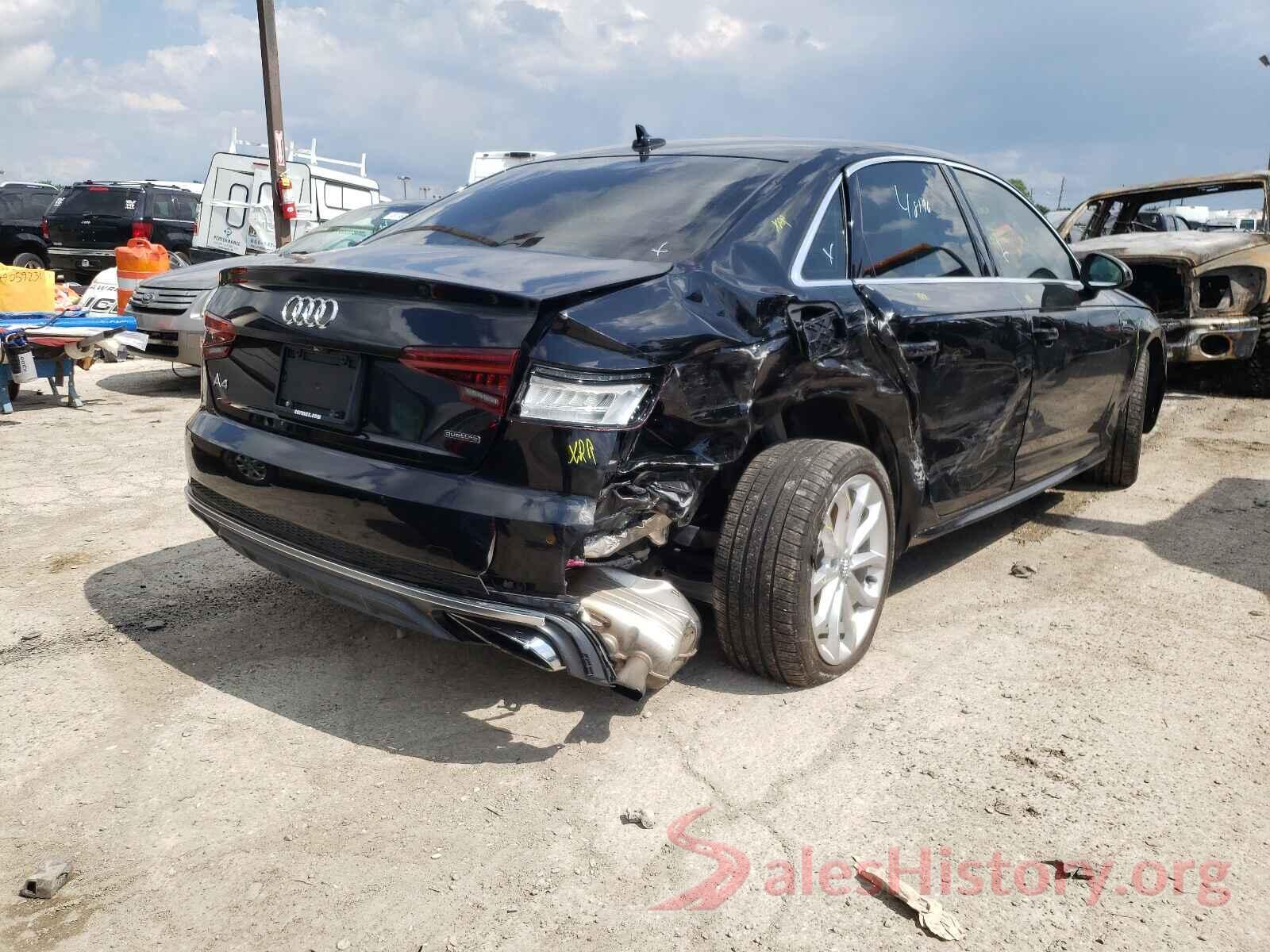 WAUENAF42KA019795 2019 AUDI A4