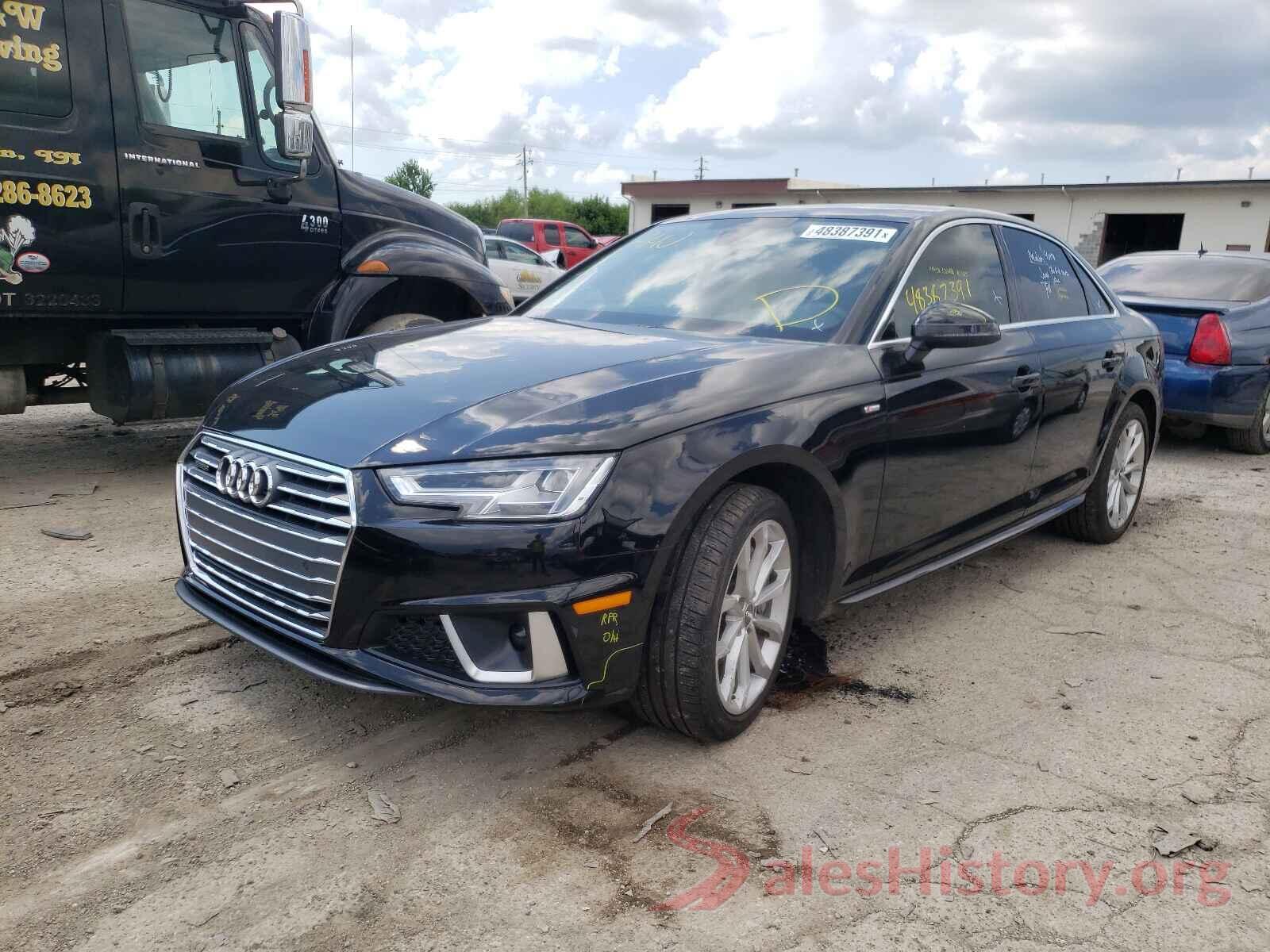 WAUENAF42KA019795 2019 AUDI A4