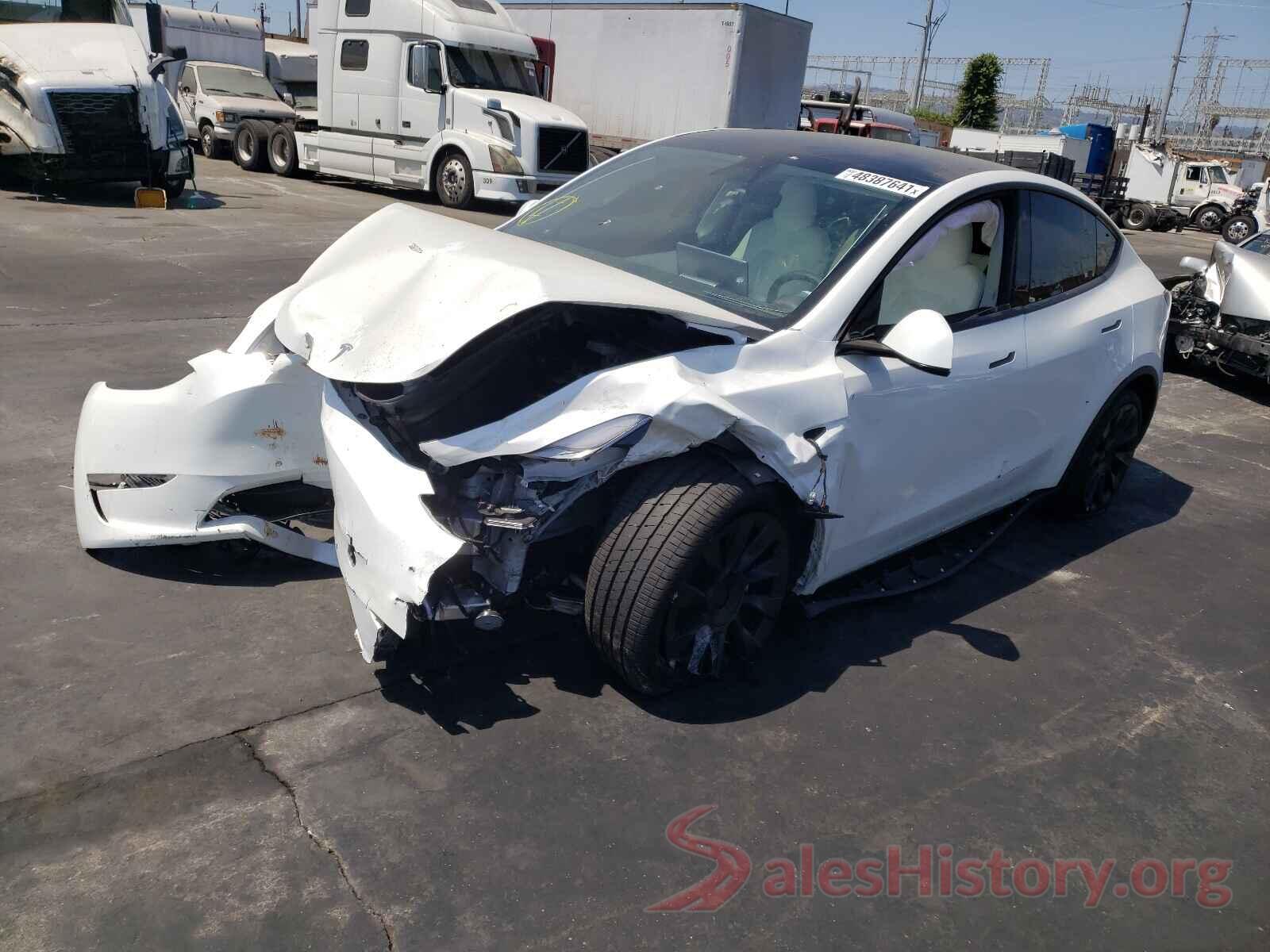 5YJYGDEE4MF096426 2021 TESLA MODEL Y