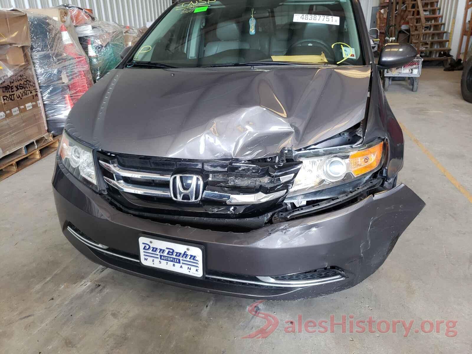 5FNRL5H34GB007734 2016 HONDA ODYSSEY