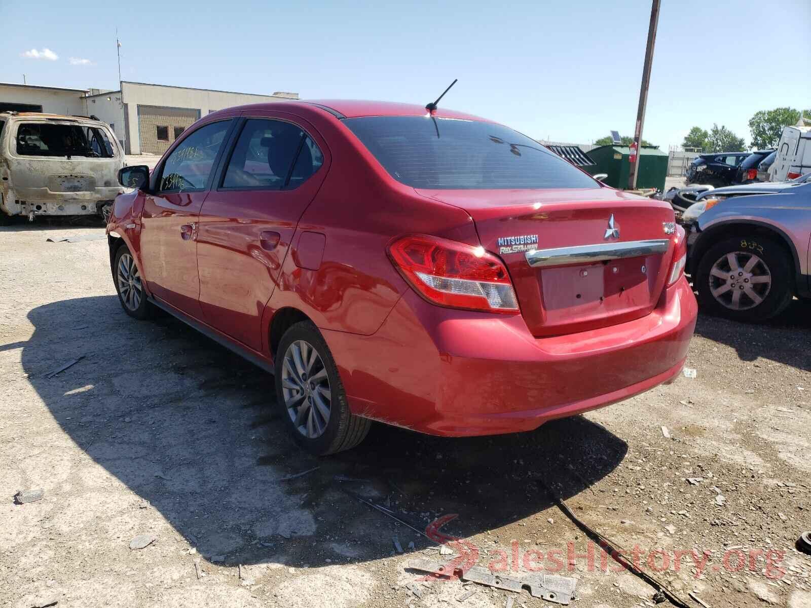 ML32F3FJ0KHF00484 2019 MITSUBISHI MIRAGE