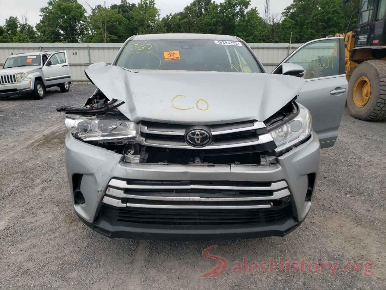 5TDBZRFH1HS418009 2017 TOYOTA HIGHLANDER