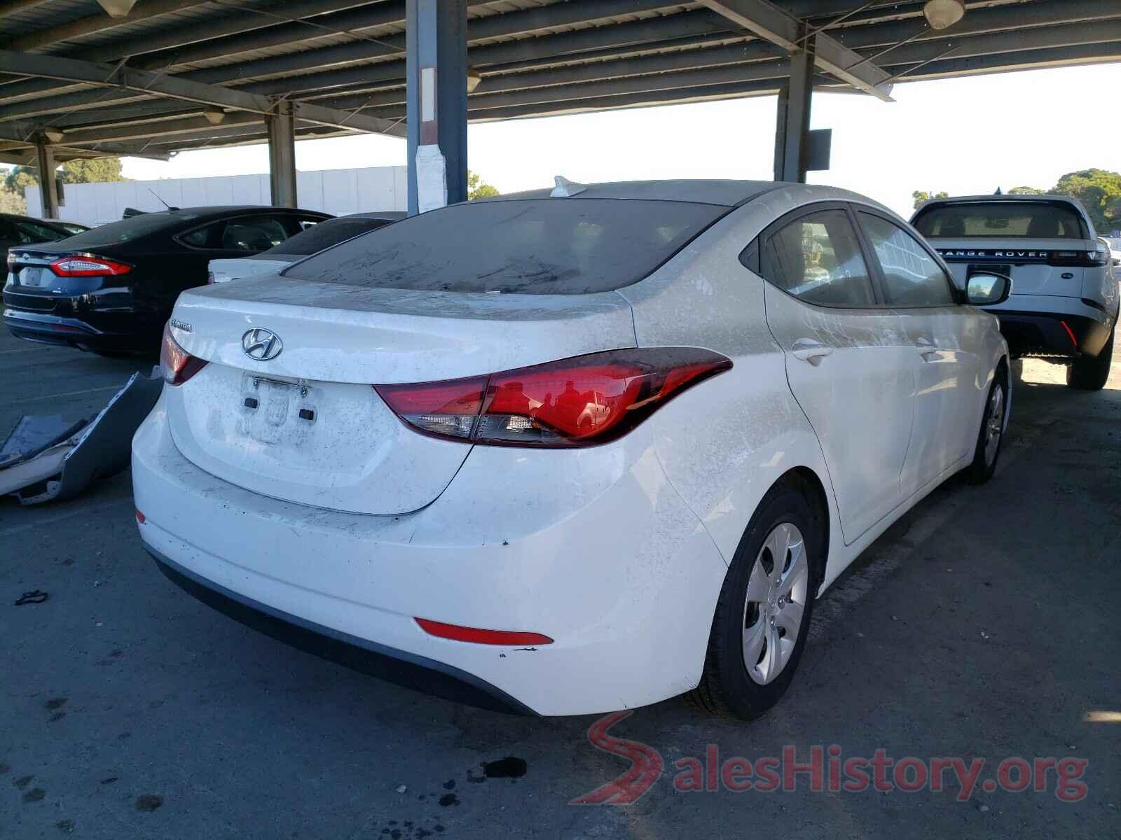 5NPDH4AE1GH663845 2016 HYUNDAI ELANTRA