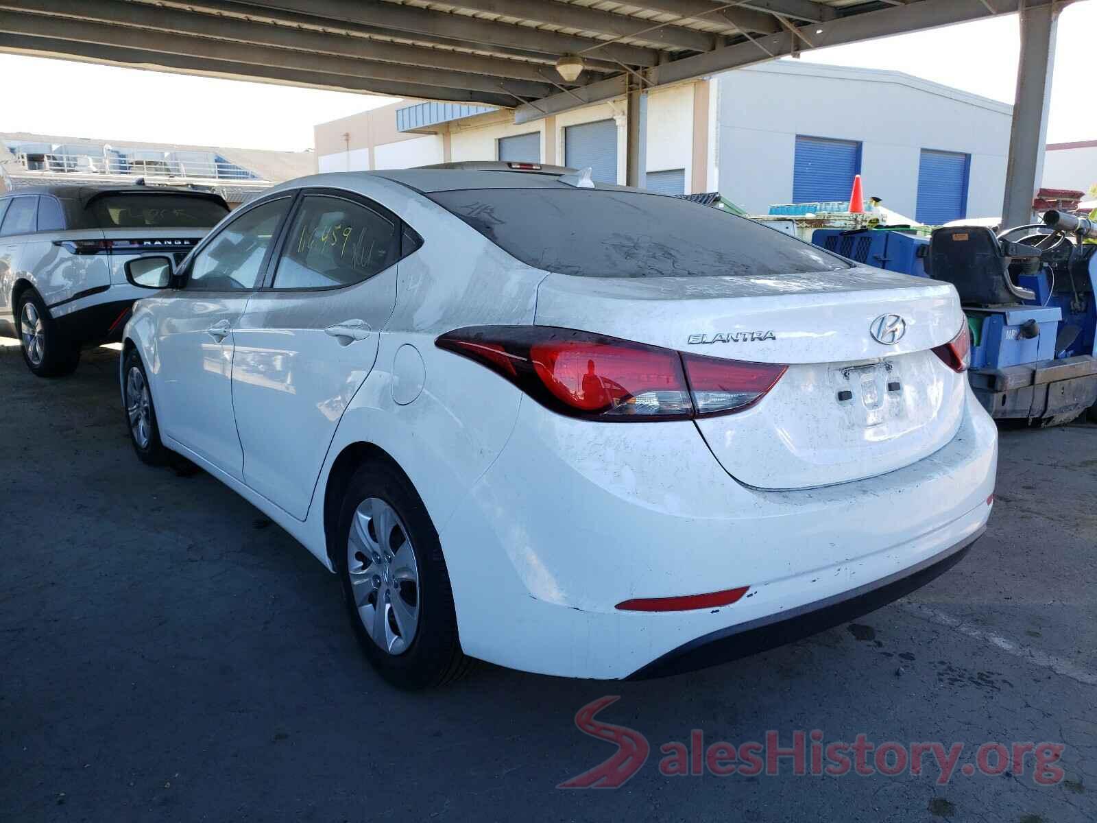 5NPDH4AE1GH663845 2016 HYUNDAI ELANTRA