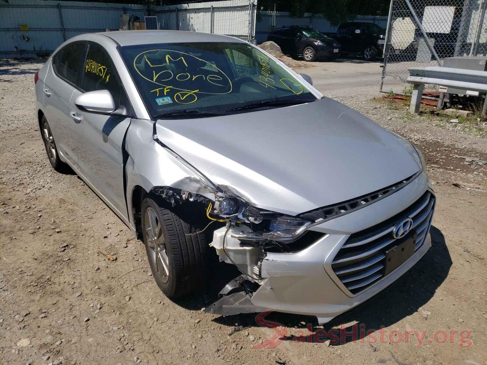 5NPD84LF2JH338618 2018 HYUNDAI ELANTRA