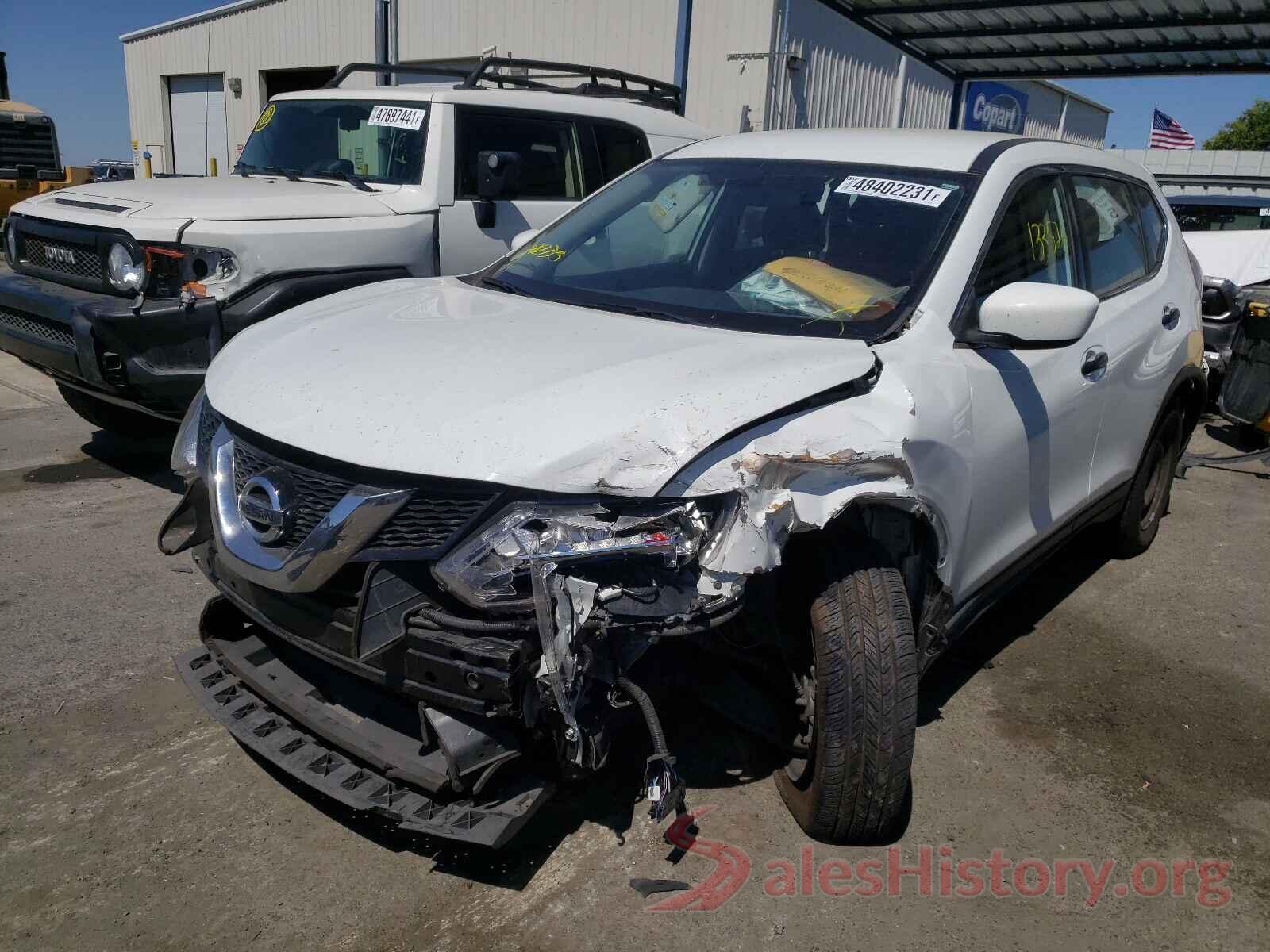 KNMAT2MT4GP613137 2016 NISSAN ROGUE