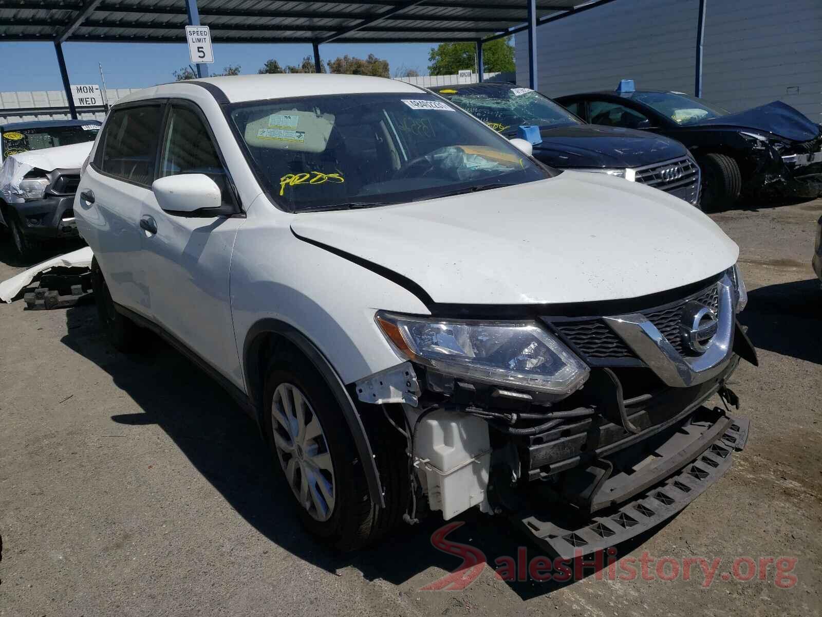 KNMAT2MT4GP613137 2016 NISSAN ROGUE