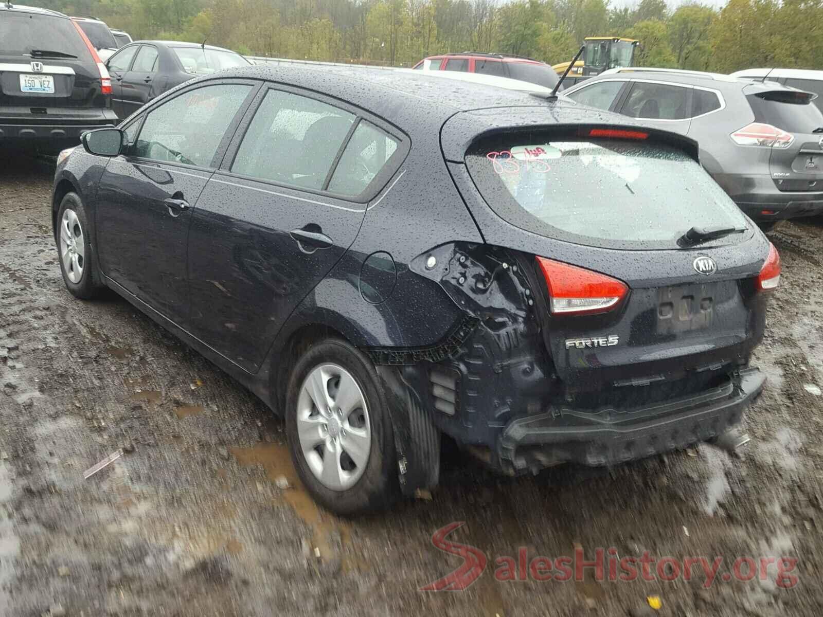 KNAFK5A88H5708837 2017 KIA FORTE