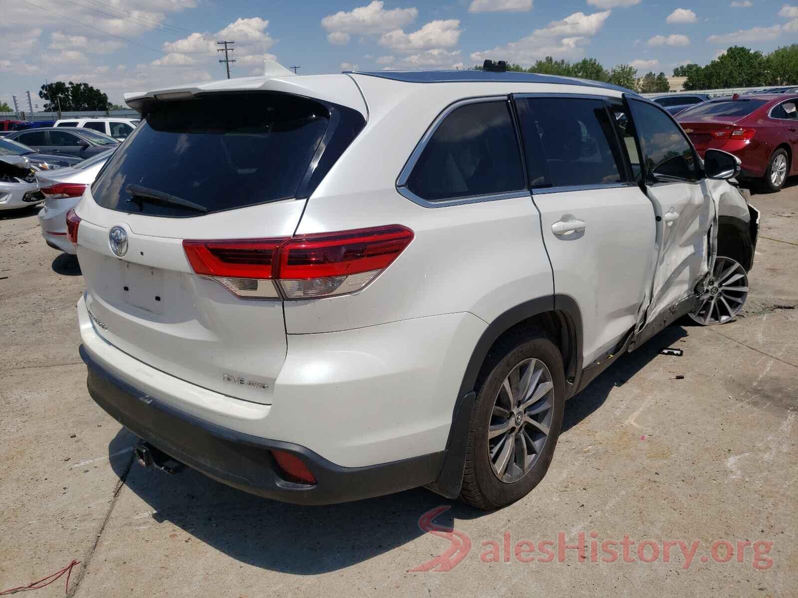 5TDJZRFH2KS591332 2019 TOYOTA HIGHLANDER