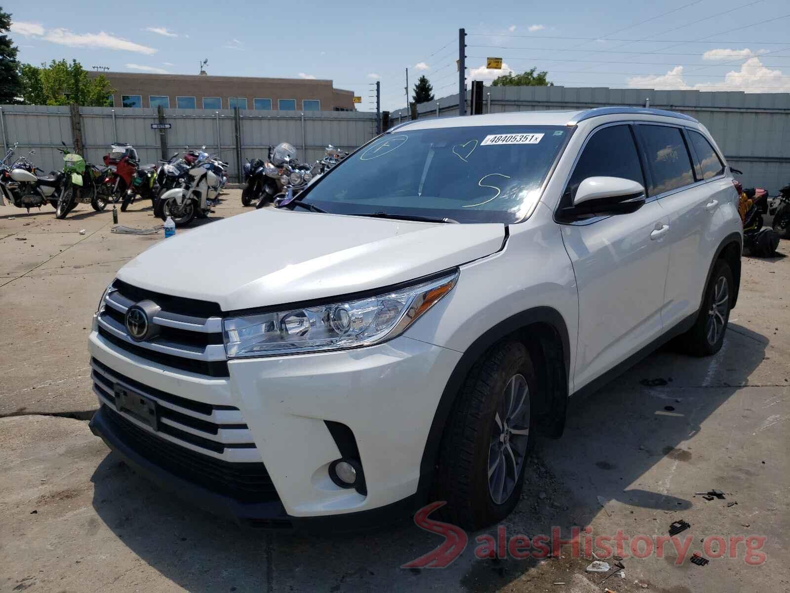 5TDJZRFH2KS591332 2019 TOYOTA HIGHLANDER